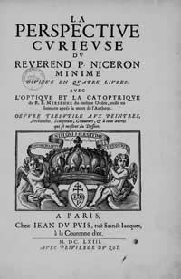 Jean-Fracois Niceron, Le Perspective
