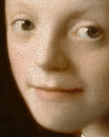 Study of a Young Woman (detail), Johannes Vermeer