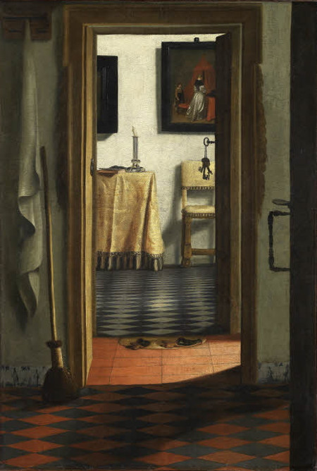 View of an Interior, or The Slippers (traditional title, given in the 19th century), Samuel van Hoogstraten