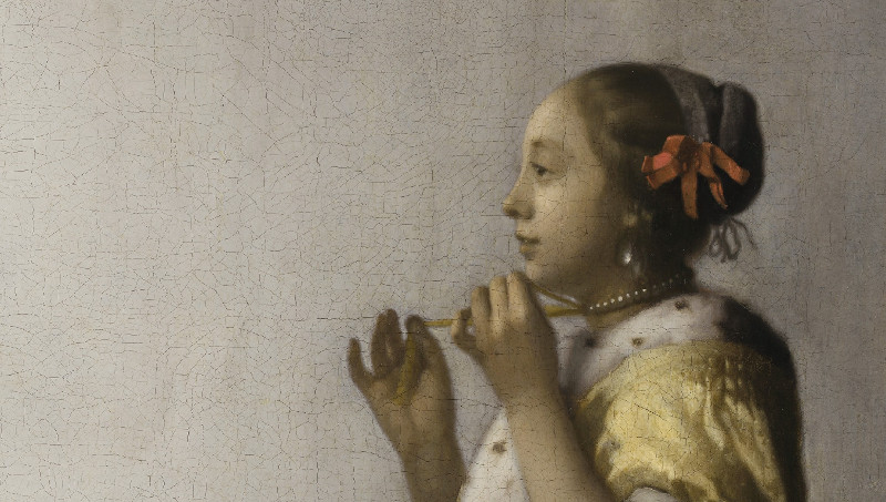 Woman with a Pearl Necklace, Johannes Vermeer