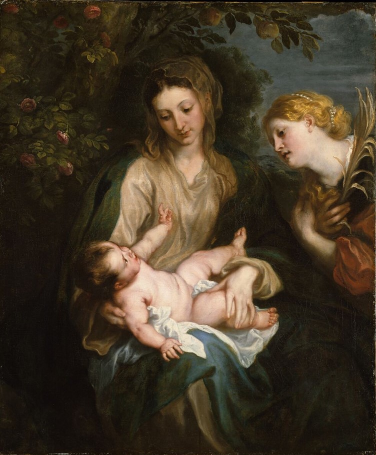 VIrgin with a Child, Anthony van Dyck
