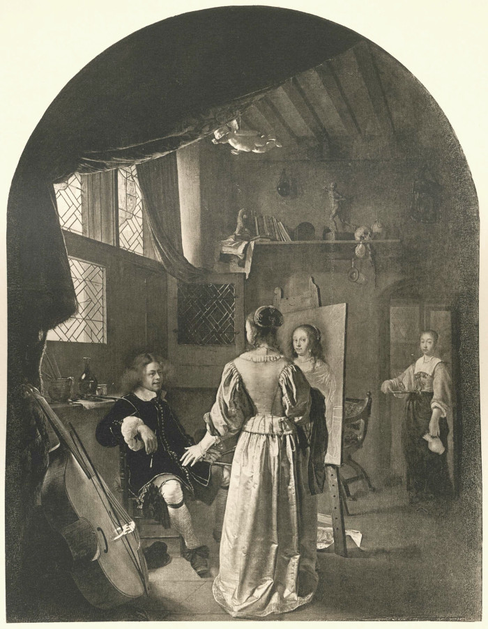 The Artist's Studio, Frans van Mieris