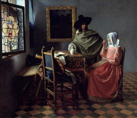 The Glass of Wine, Johannes Vermeer