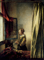 Girl Reading a Letter by an Open Window, Johannes Vermeer