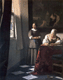 A Lady Writing with her maid, Johannes, Vermeer