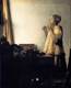 Woman with a Pearl Necklace, Johannes Vermeer