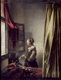 A Girl Reading a letter by an Open Window, Johannes Vermeer
