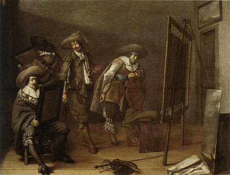 Art-lovers in a Painter's Studio, Pieter Codde