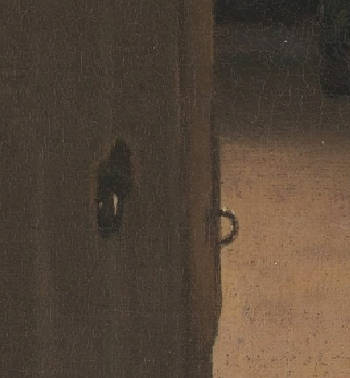 A Maid Asleep (detail), Johannes Vermeer