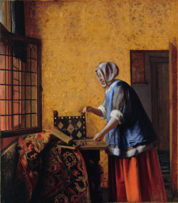 A Woman Weighing Gold, Pieter de Hooch