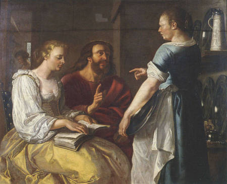 Christ in the House of Martha and Mary, Erasmus Quellinus