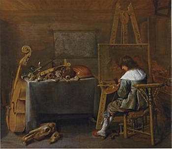 The Painter in his Studio, Hendrick Pot