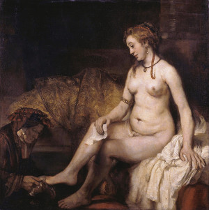 Bathsheba at her Bath, Rembrandt van Rijn