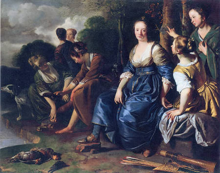 Diana with her Nymphs, Jacob van Loo