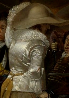 Soldiers Fighting over Booty in a Barn (detail), Willem Duyster