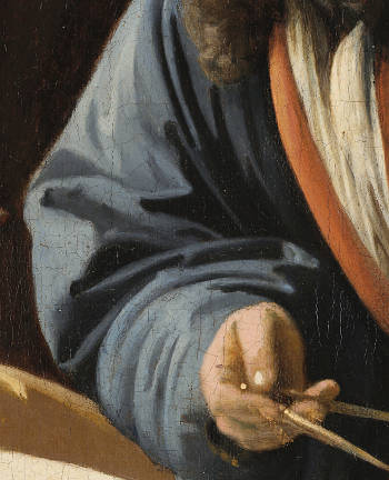The Geographer, by Johannes Vermeer (detail)