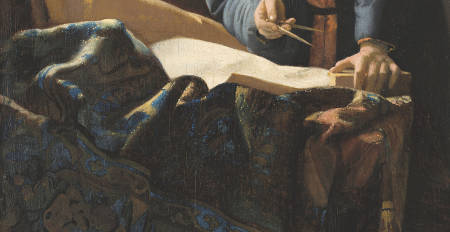 The Geographer (detail), Johannes Vermeer