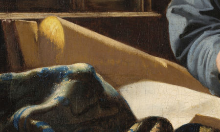 The Geographer (detail), Johannes Vermeer