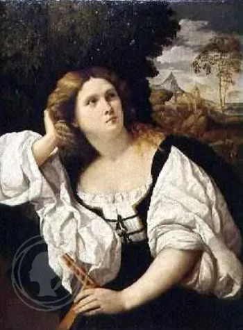 Lady with a Lute, Palma Vecchio