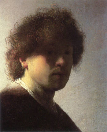 Self Portrait as a Young Man, Rembrandt van Rijn