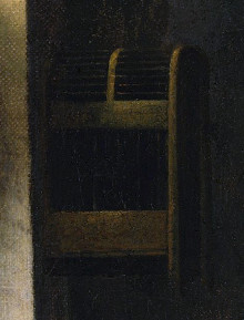 Girl Interrupted in her Music (detail), Johannes Vermeer