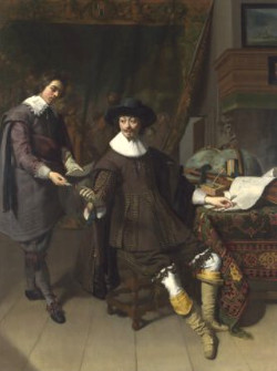 Constantijn Huygens and his Clerk, Thomas de Keyser