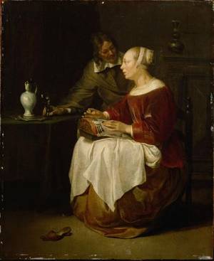 The Lacemaker, Gabriel Metsu