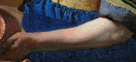 The Milkmaid (detail), Johannes Vermeer