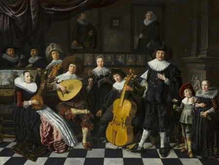 Portrait of the Painter's Family, Jan Miense Molenaer