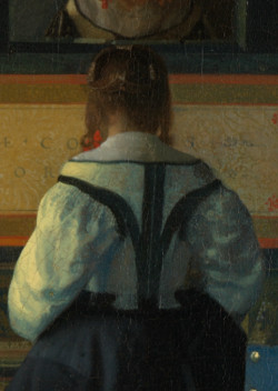 he Music Lesson (detail), Johannes Vermeer