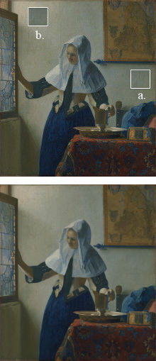 WOman Holding a Water Pitcher, by Johannes  Vermeer