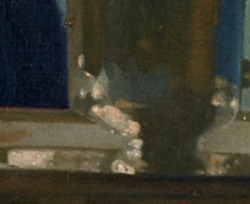 Young Woman with a Water Pitcher (detail), Johannes Vermeer