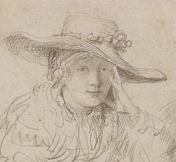 The Artist's Bride of Three Days, Rembrandt van Rijn