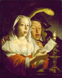 Singing Couple, Ascribed to Jan Vermeer van Utrecht