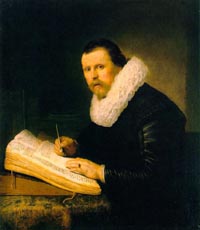 A Scholar,  Rembrandt van Rijn