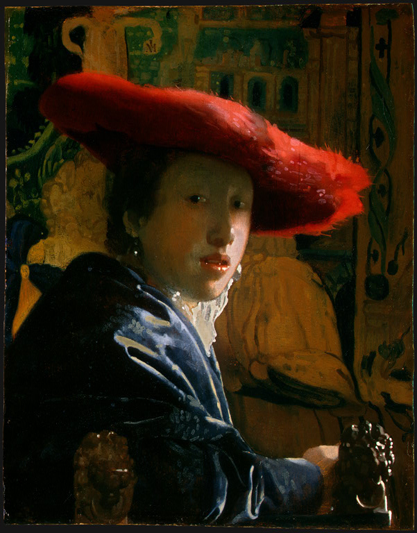 Girl with a Red hat, Johannes Vermeer