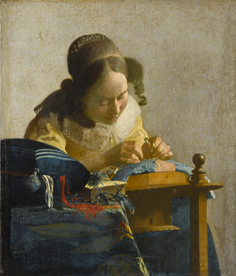 Lacemaker, Johannes Vermeer