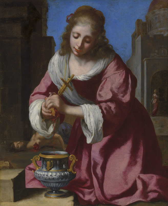 Saint Praxedsi, Johannes Vermeer