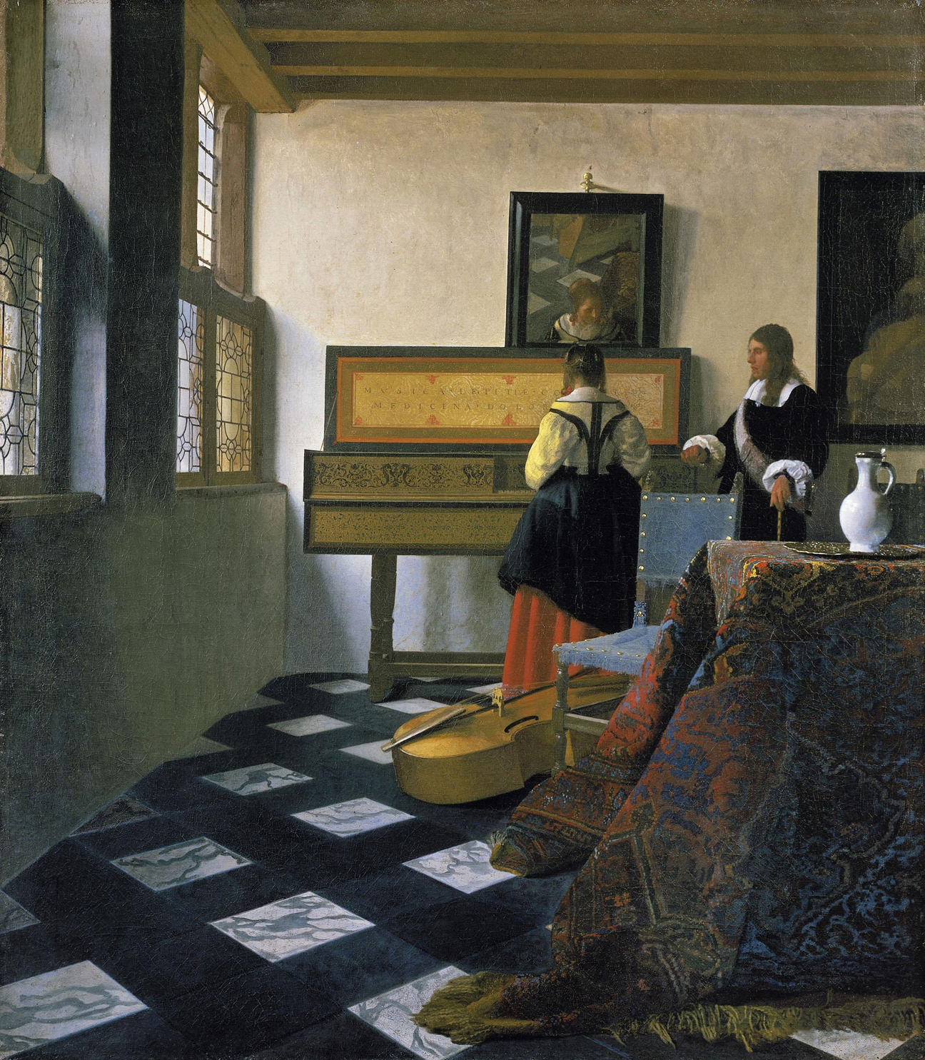 The Music lesson, Johannes Vermeer