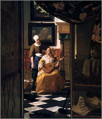 The Love Letter, Johannes Vermeer