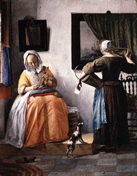 The Love letter by Gabriel Metsu
