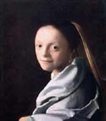 Study of a Young Woman by Johannes Vermeer
