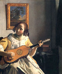 The Guitar Player by Johannes Vermeer