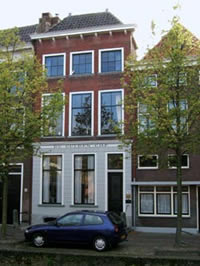 the house of Vermeer's client, Hendrick van Buyten in Delft