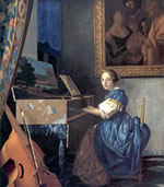 Lady Seated at a Virginal, Johonnes Vermeer