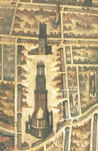 the Great Fire of Delft, 1536