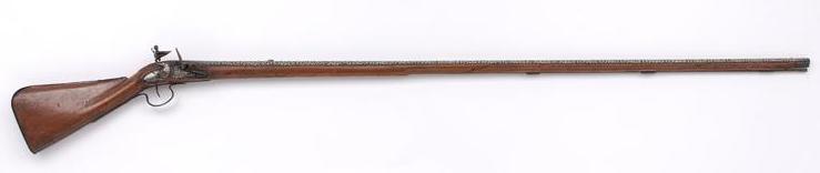 flintlock gun, 1670