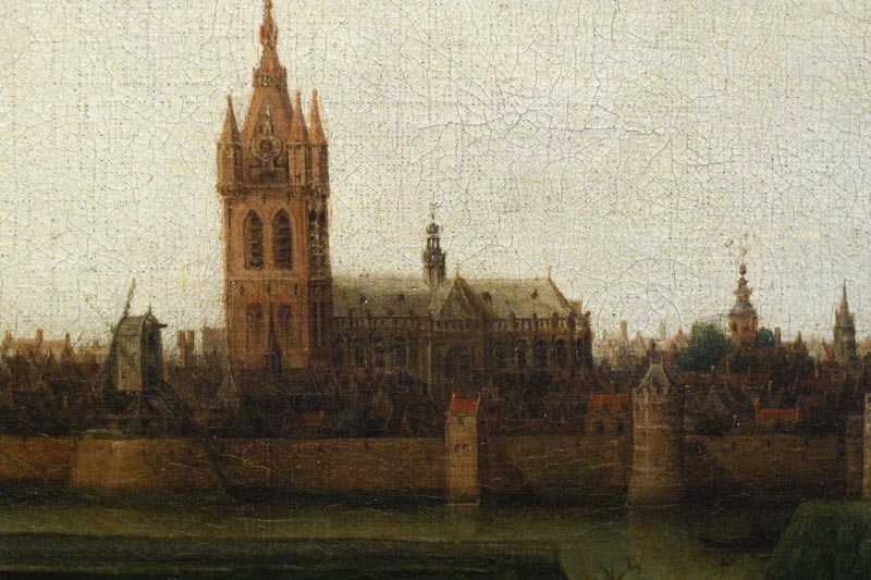 Vroom, View of Delft from the Southeast, 1615