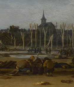 The Delft Powder Explosion (detail), Egbert van der Poel