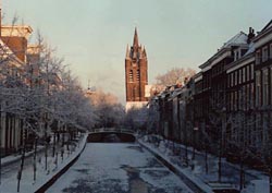 Oude Delft during the winter